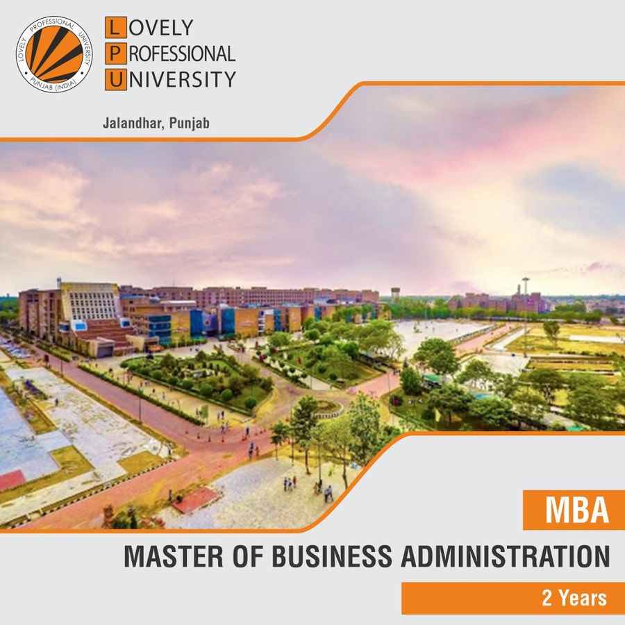 Master of Business Administration [MBA](Logistics) at Lovely Professional University, Jalandhar